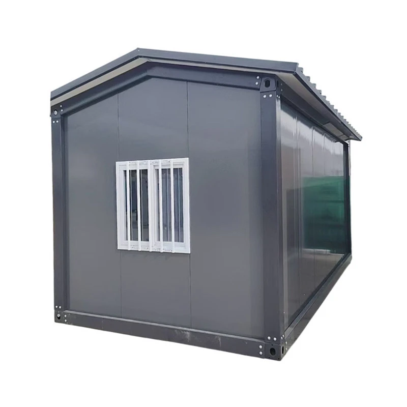 Container House With Pitched Roof